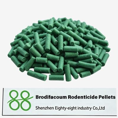 Cebo de Bromadiolona 0,005% de alta calidad, ampliamente utilizado para el control de roedores en tierras de cultivo, almacenes, edificios e instalaciones públicas.