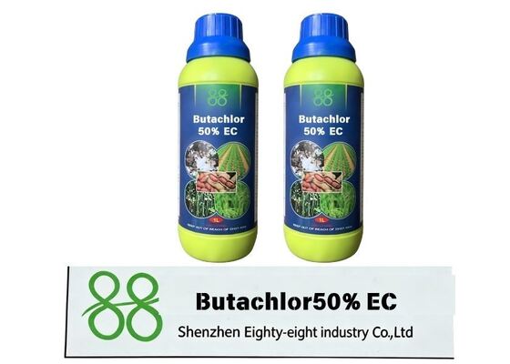 Butaclor 50% EC Herbicida Selectivo Pre-emergente Concentrado Emulsionable para el Manejo de Malezas Anuales en Arroz de Padi CAS 23184 66 9 Butaclor 60% EC Herbicida