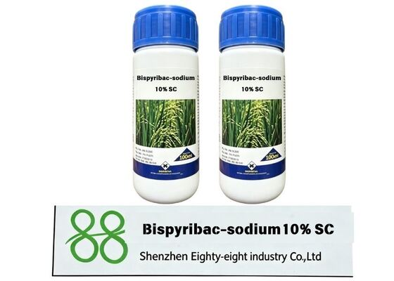 Bispiríbac-sodio 10% SC Pirimidinylcarboxilato, concentrado en suspensión sistémica selectiva Herbicida, herbicida para la hierba de jardín después de su aparición, CAS 125401 92 5 98%TC Bispiríbac-sodio Herbicida