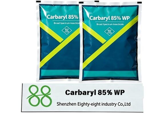 Carbaryl 85% WP Polvo humedecible de contacto para insecticidas de cultivos de campo, huertos y vegetales