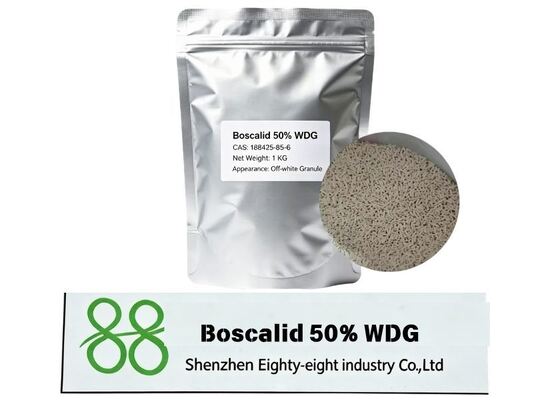 Fungicida agrícola Boscalid 50% WDG, rápida dispersión en agua y largo efecto residual. Protege viñedos, cultivos de bayas y hortalizas de hongos en Boscalid 50% WDG Fungicida Natural para Plantas