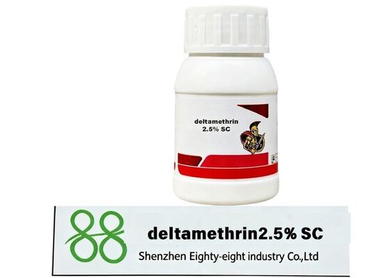 Deltametrina 2.5% SC Insecticida Piretroide Veneno de Contacto y Estómago para el Control de Plagas de Oruga, Pulgón y Mosca Blanca CAS 52918 63 5 2.5%EC Deltametrina Agrícola