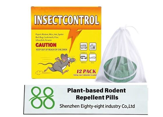 non toxic plant based rodent repellent pills, outdoor rat repellent for yard, natural mouse repeller for garage basement