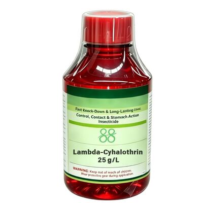 Lambda-cihalotrina 2,5% pesticida CE, control de plagas de amplio espectro, directo de fábrica, de alta calidad, bajo precio, fórmula personalizada y OEM