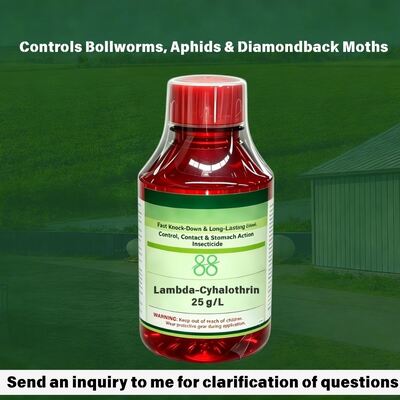 Lambda-cihalotrina 2,5% pesticida CE, control de plagas de amplio espectro, directo de fábrica, de alta calidad, bajo precio, fórmula personalizada y OEM