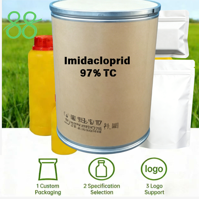 Concentrado técnico de imidacloprid 97% TC de primera calidad, materia prima con alto contenido de plaguicidas para el control de plagas.