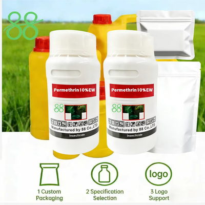 Permetrina 10% EW de alta calidad (CAS: 52645-53-5), emulsión respetuosa con el medio ambiente en formulación de agua.