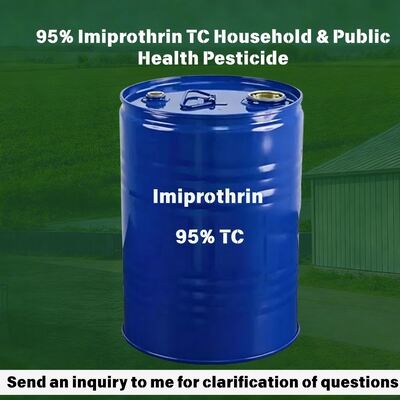 Imiprothrin 95% TC (CAS 72963-72-5) Concentrado técnico piretroide, materia prima de eliminación rápida para insecticidas domésticos y sanitarios, directamente de fábrica, de alta pureza, envasado OEM y personalizado