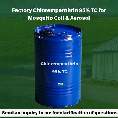 Clorempentrina 95% TC (CAS 54407-47-5) Concentrado técnico de piretroide, materia prima de alta presión de vapor para mosquitos, tapetes, aerosoles e insecticidas domésticos