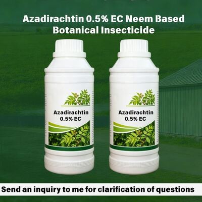 Azadiractina 0,5% CE Biopesticida botánico, Insecticida biológico de origen vegetal para el control de las orugas de tripas de pulgones orgánicos, concentrado emulsificable de bajo residuo