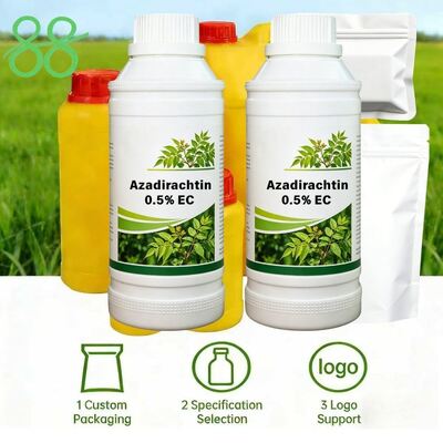 Azadiractina 0,5% CE Biopesticida botánico, Insecticida biológico de origen vegetal para el control de las orugas de tripas de pulgones orgánicos, concentrado emulsificable de bajo residuo