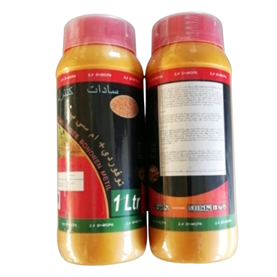 2,4-D+MCPA 67,5% SL compuesto orgánico soluble en líquido uso de herbicida selectivo para la eliminación de malezas de hojas anchas de los campos de granos, precio competitivo de fábrica, pedido a granel y paquete personalizado aceptable.