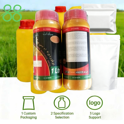 2,4-D+MCPA 67,5% SL compuesto orgánico soluble en líquido uso de herbicida selectivo para la eliminación de malezas de hojas anchas de los campos de granos, precio competitivo de fábrica, pedido a granel y paquete personalizado aceptable.