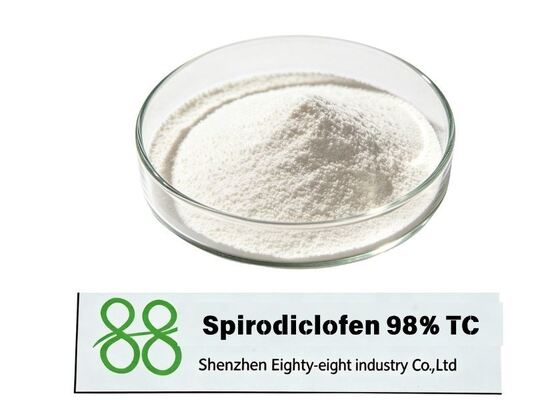 Suministro de fábrica Spirodiclofen de alta pureza 98% TC Acaricida Materia prima CAS 148477-71-8 Fórmula molecular C21H24Cl2O4 Polvo de miticida agrícola químico