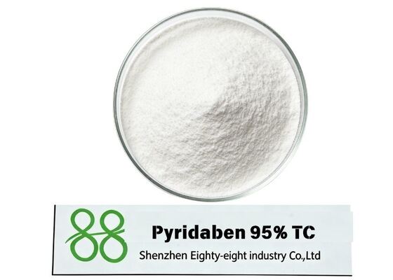 Suministro de fábrica Piridabeno de alta pureza 95% TC Acaricida Materia prima CAS 96489-71-3 Fórmula molecular C19H25ClN2OS Químico Miticida de amplio espectro Polvo de cristal blanco