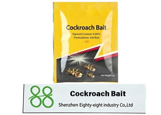 0.05% cebo en gel de Fipronil para cucarachas, control de cucarachas de nido completo, pesticida sanitario, precio competitivo directo de fábrica, pedidos al por mayor y personalizados de embalaje bienvenidos.
