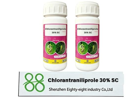 Clorantraniliprole 30% SC Concentrado en suspensión Insecticida, eficaz contra las orugas del arroz y las orugas vegetales, suministro de fábrica, OEM de etiqueta privada soportado CAS:500008-45-7