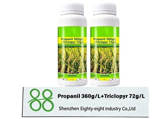 Propanil 360 g/l + triclopir 72 g/l SC Compuesto herbicida posterior a la aparición para el tratamiento de malezas mixtas de arroz y arrozado