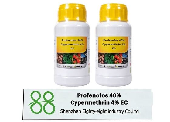 Insecticida Compuesto Profenofos 40% + Cipermetrina 4% EC para el Control de Gusanos Rosados, Orugas y Plagas Chupadoras en Algodón, Verduras y Cultivos de Campo Profenofos 720g\L EC Orgánico C11H15BrClO3PS