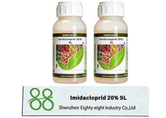 Insecticida sistémico neonicotinoide de Imidacloprid al 20% SL para el control de pulgones, moscas blancas y saltahojas en cultivos de campo, hortalizas y huertos