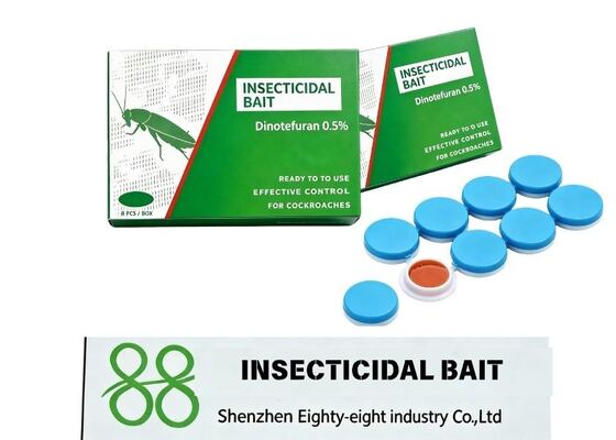 Household Insecticidal Bait 0.5% Dinotefuran, Indoor Outdoor Pest Control Bait Station, Attractive Bait Lures Insects & Kills The Entire Nest