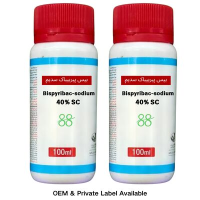 Bispyribac herbicida de sodio. 10%/20%/40% SC, suministro de fábrica china con OEM ODM etiquetado personalizado, eficaz control de malezas de hoja ancha y sedge para campos de arroz.