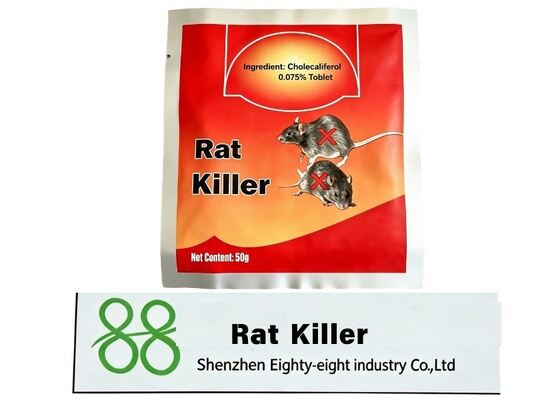 Asesino de ratas, cebo rodenticida profesional para el control de ratas y ratones, alta palatabilidad, ampliamente utilizado en granjas, almacenes y hogares, suministro a granel de fábrica.