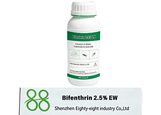 Solución rentable de Bifentrina al 2.5% EW, control de plagas de amplio espectro confiable ampliamente utilizado en plantaciones agrícolas C46H44Cl2F6O4 Bifentrina 2.5% EW 96% TC CAS 82657-04-3