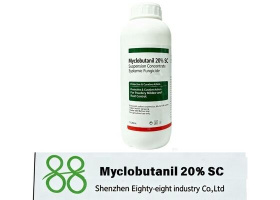 Suministro de la fábrica Miclobutanil 20% SC Suspensión concentrado de amplio espectro Fungicida agrícola para el control de enfermedades fúngicas Miclobutanil C15H17ClN4 Fungicida natural de plantas 98%TC 97%TC 96%TC