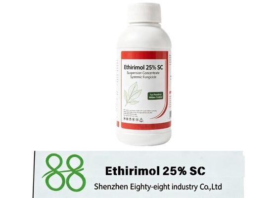 Fungicida sistémico de Ethirimol 25% SC especialmente para el control del moho en polvo en frutas y hortalizas.