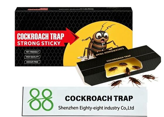 1. Trampa para cucarachas, trampa adhesiva no tóxica, trampa pegajosa desechable para cucarachas, control de plagas para cocinas y restaurantes, trampa pegajosa para cucarachas de alta tasa de captura, trampa segura sin veneno para cucarachas