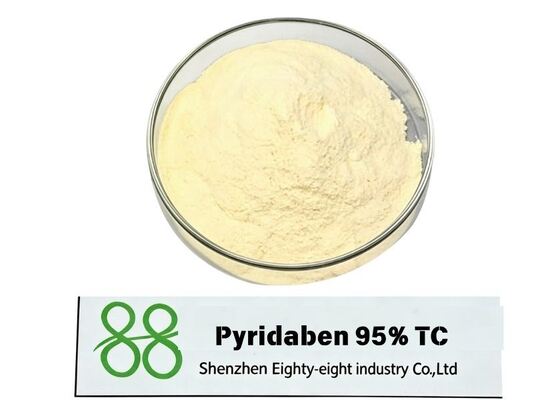 Piridabén 95% TC Materia Prima Acaricida para Ácaros de Araña Control de Ácaros de Amplio Espectro Agroquímico Técnico mata huevos, larvas y adultos de ácaros, amplio espectro para el control de ácaros de araña agrícolas